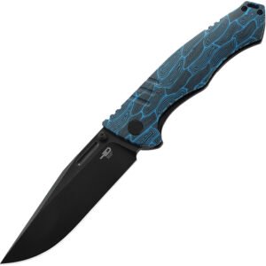Cuchillo Bestech Knives Keen II Framelock Black/Blue BT2301D