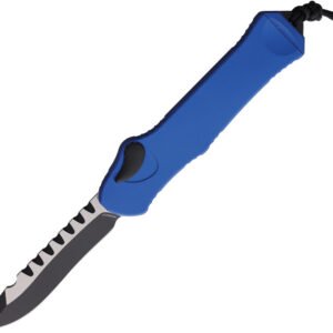 Navaja automática Heretic Knives Auto Hydra OTF Recurve Blue H008-10A-BLU