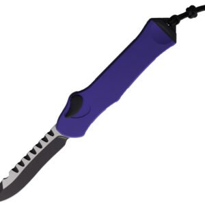 Navaja automática Heretic Knives Auto Hydra OTF Recurve Purple H008-10A-PU