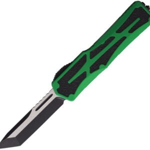 Navaja automática Heretic Knives Auto Colossus OTF Tanto Grn H040-14A-BRKGRN