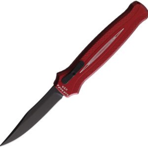 Navaja automática Piranha Knives Auto Rated-R OTF Red P-19RT