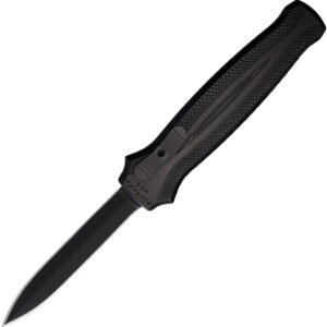 Navaja automática Piranha Knives Auto Rated-X OTF Black P-20BKT