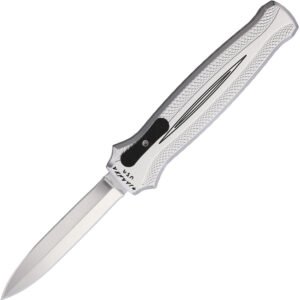 Navaja automática Piranha Knives Auto Rated-X OTF Silver P-20S