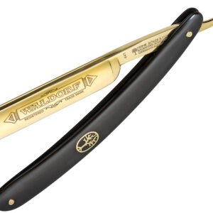 Navaja de barbero Boker Razor Waldorf 24K Gold 140321