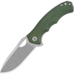 Navaja QSP Knife Gorilla Linerlock Green Mic QS153C1