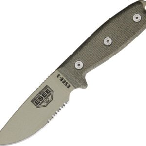 Cuchillo ESEE Model 3 Desert Tan Blade ES-3S-KO-DT