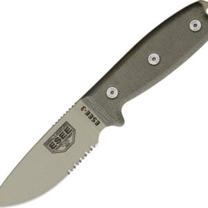Cuchillo ESEE Model 3 Desert Tan Blade ESEE-3SM-DT