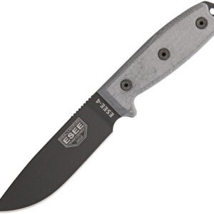 Cuchillo ESEE Model 4 Carbon Steel Plain ESEE-4P-B