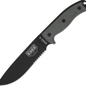 Cuchillo ESEE Model 6 Part Serrated ESEE-6S-OD