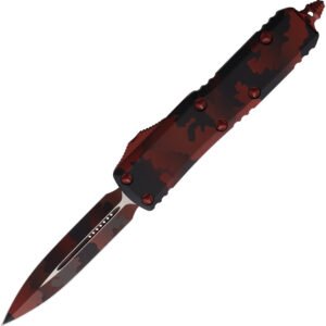 Navaja automática Microtech Auto UTX-85 D/E OTF Red CF 232-1RCS