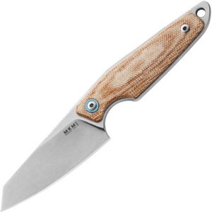 Cuchillo MKM-Maniago Knife Makers Makro 2 Natural Micarta MK MA02-NC