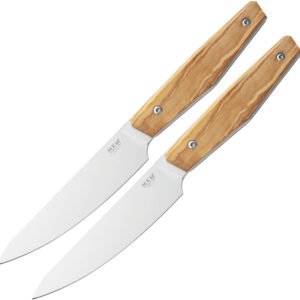 Cuchillo MKM-Maniago Knife Makers Prima Steak Knife Set Olive MK PRST2-O