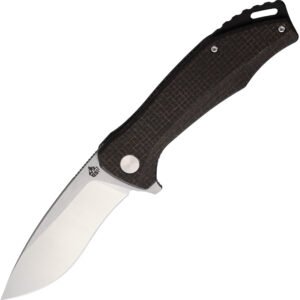 Cuchillo QSP Knife Raven Linerlock Brown Mic QS122-D1