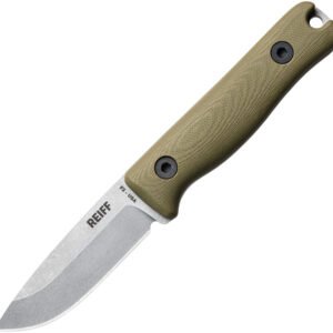 Cuchillo Reiff Knives F3 EDC Fixed Blade OD G10 Ltr F3119ODGBRCR