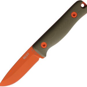 Cuchillo Reiff Knives F3 XC Fixed Blade OD Lthr F3018ODGBRCR