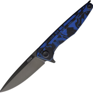 Navaja Acta Non Verba Knives Z300 Linerlock DLC Blue Velvet ANVZ300-072