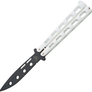 Navaja Bear & Son Butterfly Knife Trainer White 115WTR