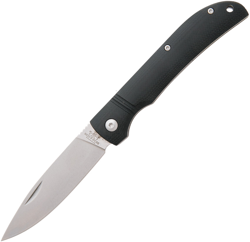 Navaja Bear & Son Drop Point Slip Joint Black 457GB
