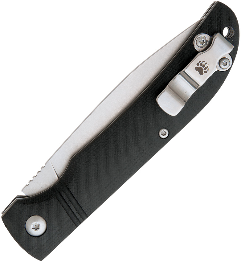 Navaja Bear & Son Drop Point Slip Joint Black 457GB - Image 2