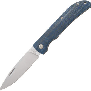 Navaja Bear & Son Slip Joint Blue Jean Micarta 457MB