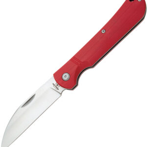 Navaja Bear & Son Wharncliffe Slip Joint Red 484GR