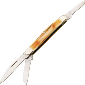 Navaja Bear & Son Small Stockman Stag Bone 533