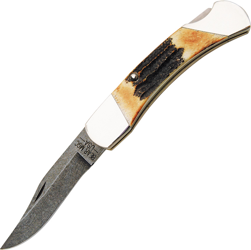 Navaja Bear & Son Folding Hunter Stag 597D
