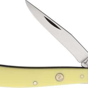 Navaja Bear & Son Trapper Yellow Delrin C3148