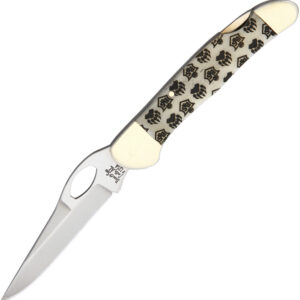 Navaja Bear & Son Lockback White Bone WBJB149L