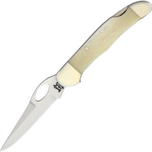 Navaja Bear & Son Lockback White Smooth Bone WSB149L