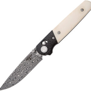 Navaja Bear & Son Lawman Slidelock White Bone WSB22D