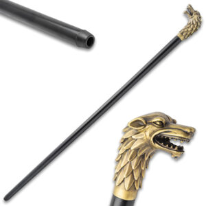 Espada United Cutlery Brass Wolf Cane Bk5761
