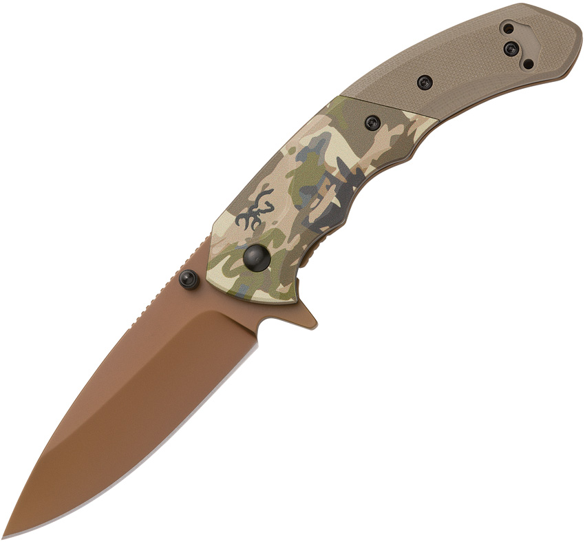 Navaja Browning Auruc Framelock A/O Camo 3220483B