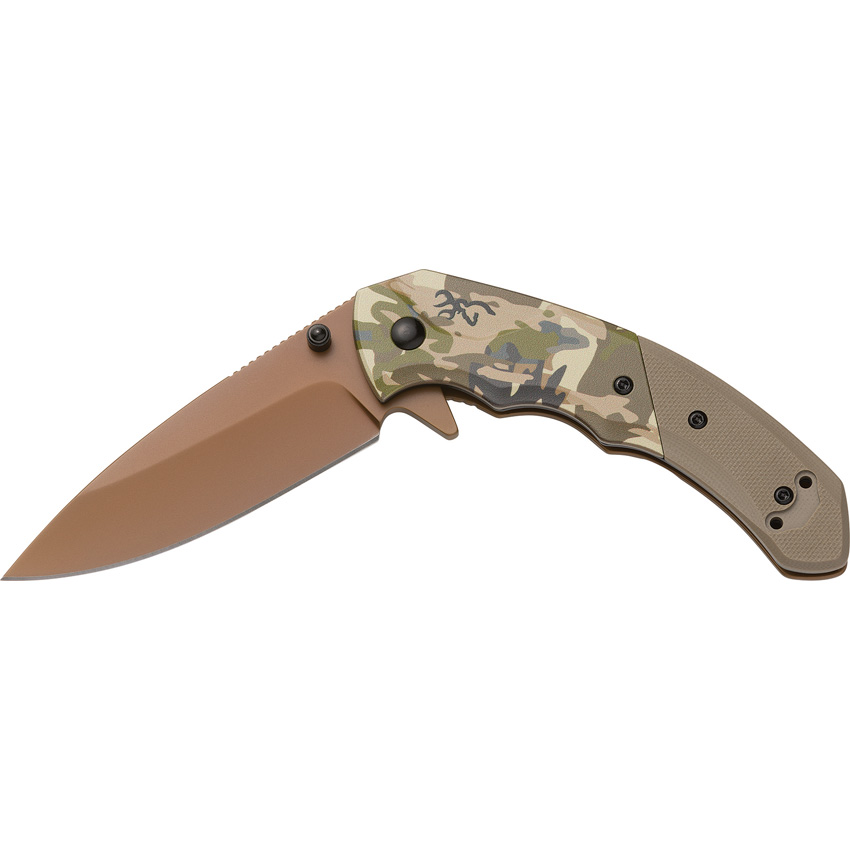 Navaja Browning Auruc Framelock A/O Camo 3220483B - Image 2