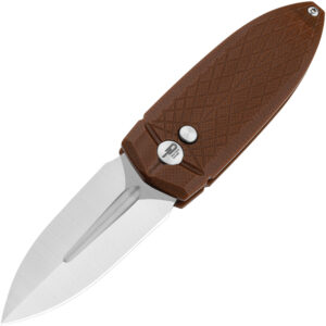 Navaja Bestech Knives Ququ Button Lock G10 Brown Bg57A-3