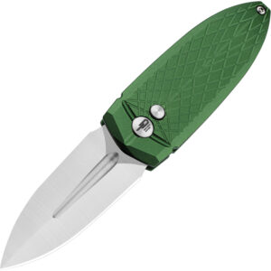 Navaja Bestech Knives Ququ Button Lock Al Green Bg57B-2