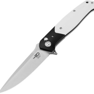 Navaja Bestech Knives Swordfish Button Lock White BG62B