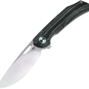 Navaja Bestech Knives Falko Linerlock CF Green BL01C