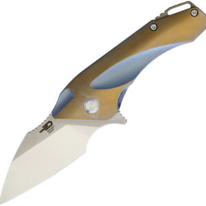 Navaja Bestech Knives GOBLIN Titanium Framelock Blue BT1711B