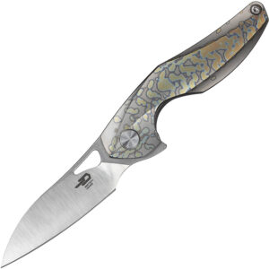 Navaja Bestech Knives The Reticulan Framelock Gray BT1810E