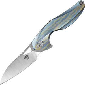 Navaja Bestech Knives The Reticulan Framelock Blue BT1810F