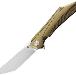 Navaja Bestech Knives Kamoza Framelock Gold BT1911C
