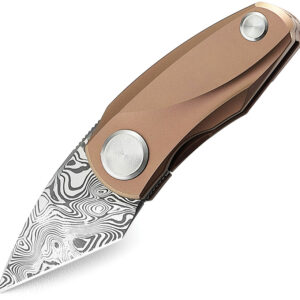 Navaja Bestech Knives Tulip Damasteel Framelock Pink BT1913I