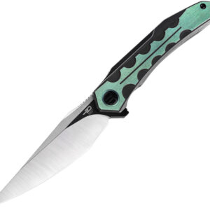 Navaja Bestech Knives Samari Framelock Green Bt2009C