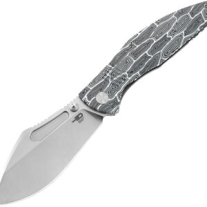 Navaja Bestech Knives Lockness Framelock Black/White Bt2205B