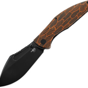 Navaja Bestech Knives Lockness Framelock Black/Org Bt2205C
