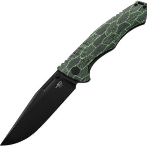 Cuchillo Bestech Knives Keen II Framelock Black/Green BT2301E