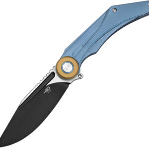 Navaja Bestech Knives Seraph Framelock Ti Blue BT2403D