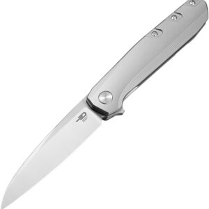 Navaja Bestech Knives 9 Framelock Ti Gray Bt2408A