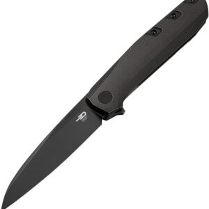 Navaja Bestech Knives 9 Framelock Ti Black SW BT2408B